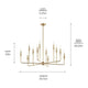 Alvaro 39.75" 12-Light Multi-Tier Chandelier