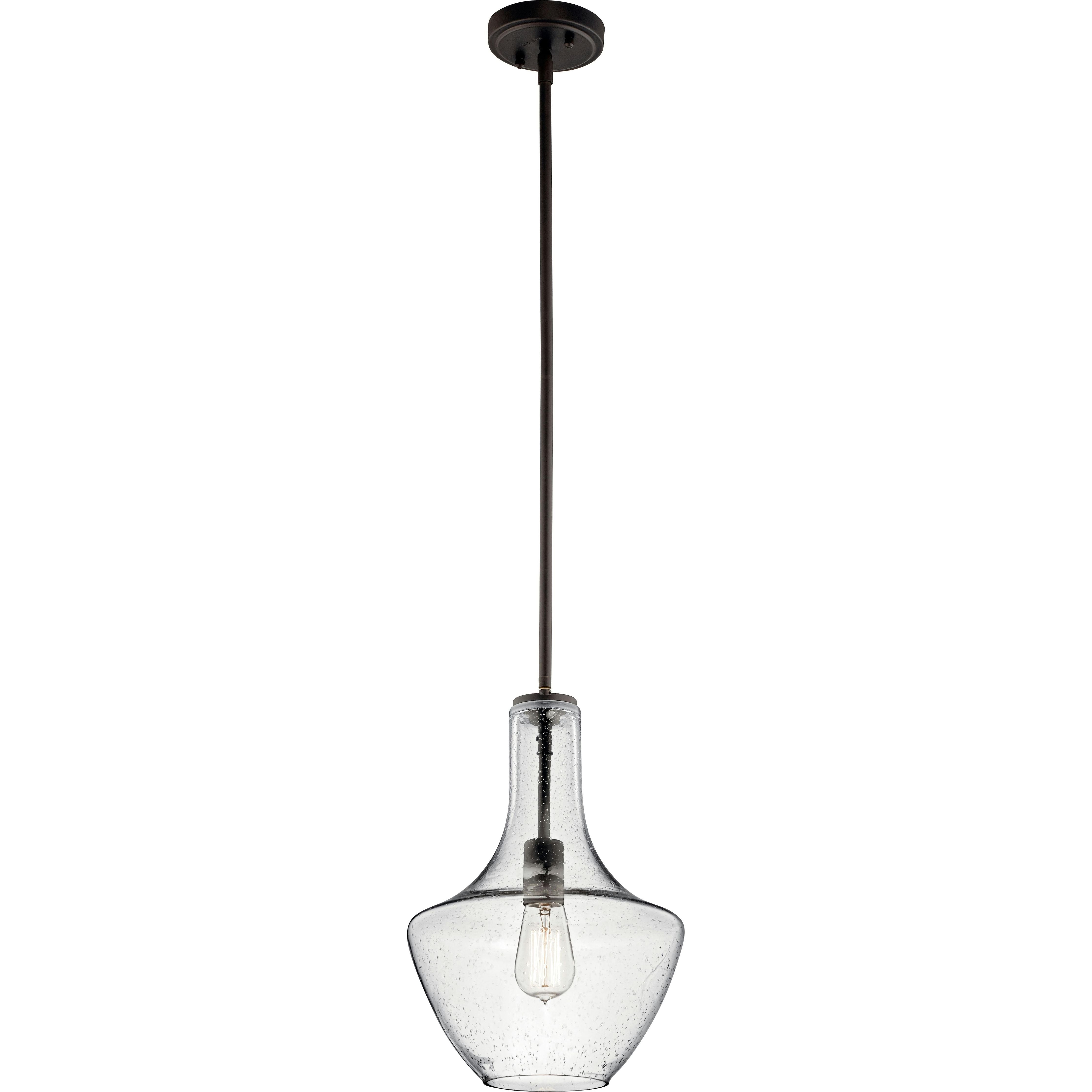 Everly 15.25" 1-Light Bell Pendant