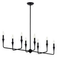 Alvaro 45.5" 8-Light Linear Chandelier