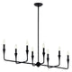 Alvaro 45.5" 8-Light Linear Chandelier