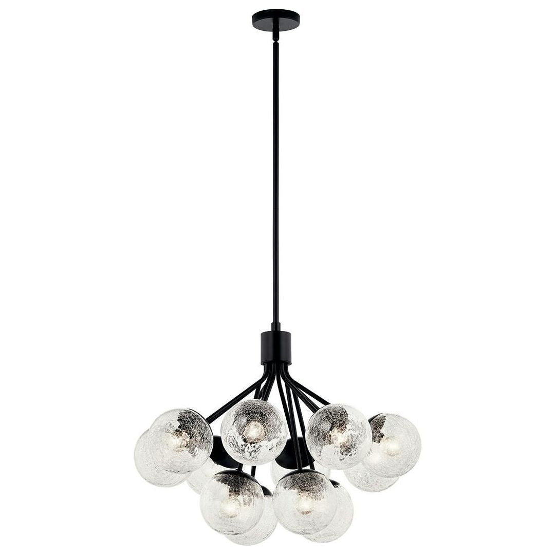 Silvarious 30" 12-Light Convertible Chandelier