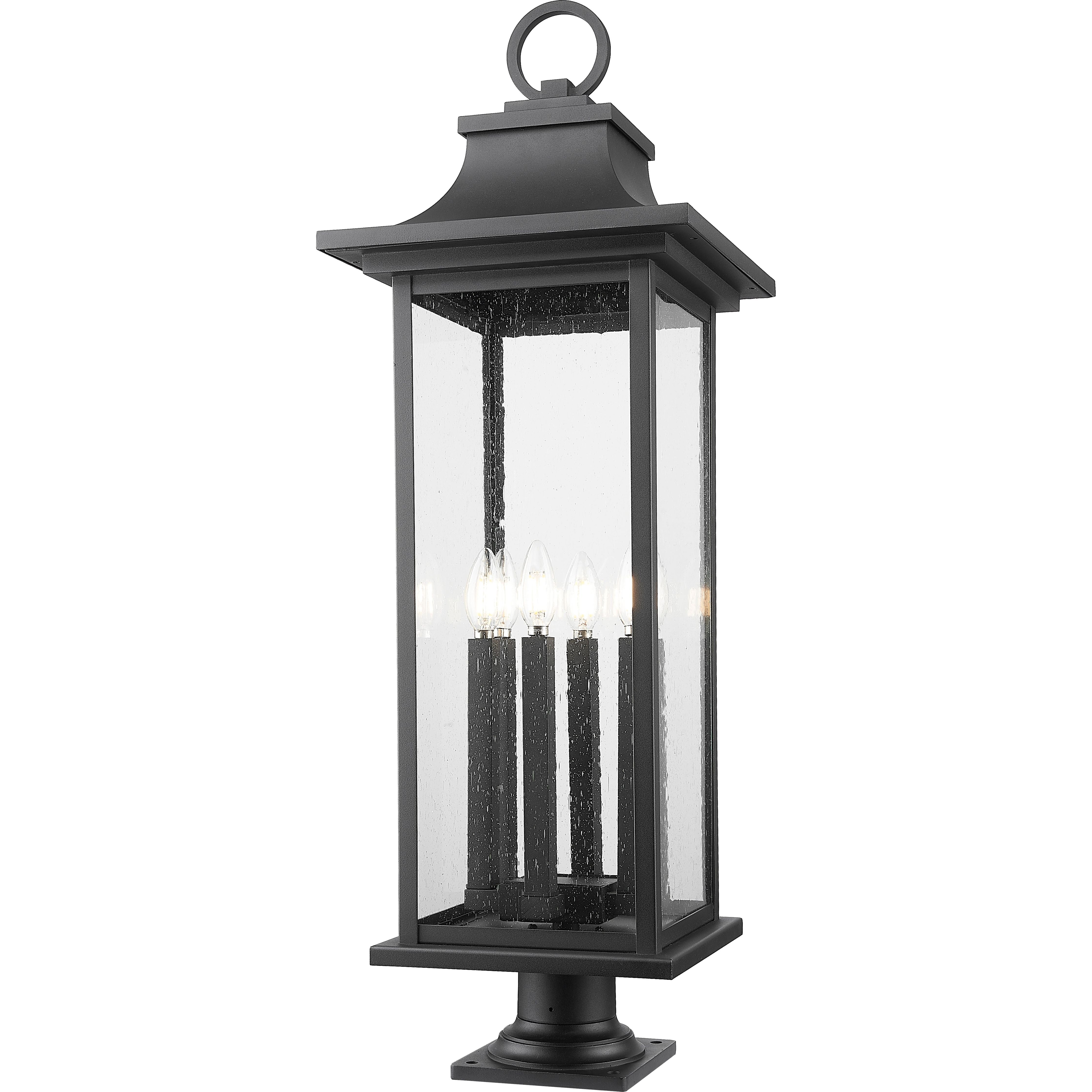 Tiberius 6-Light Outdoor Pier Mounted Fixture