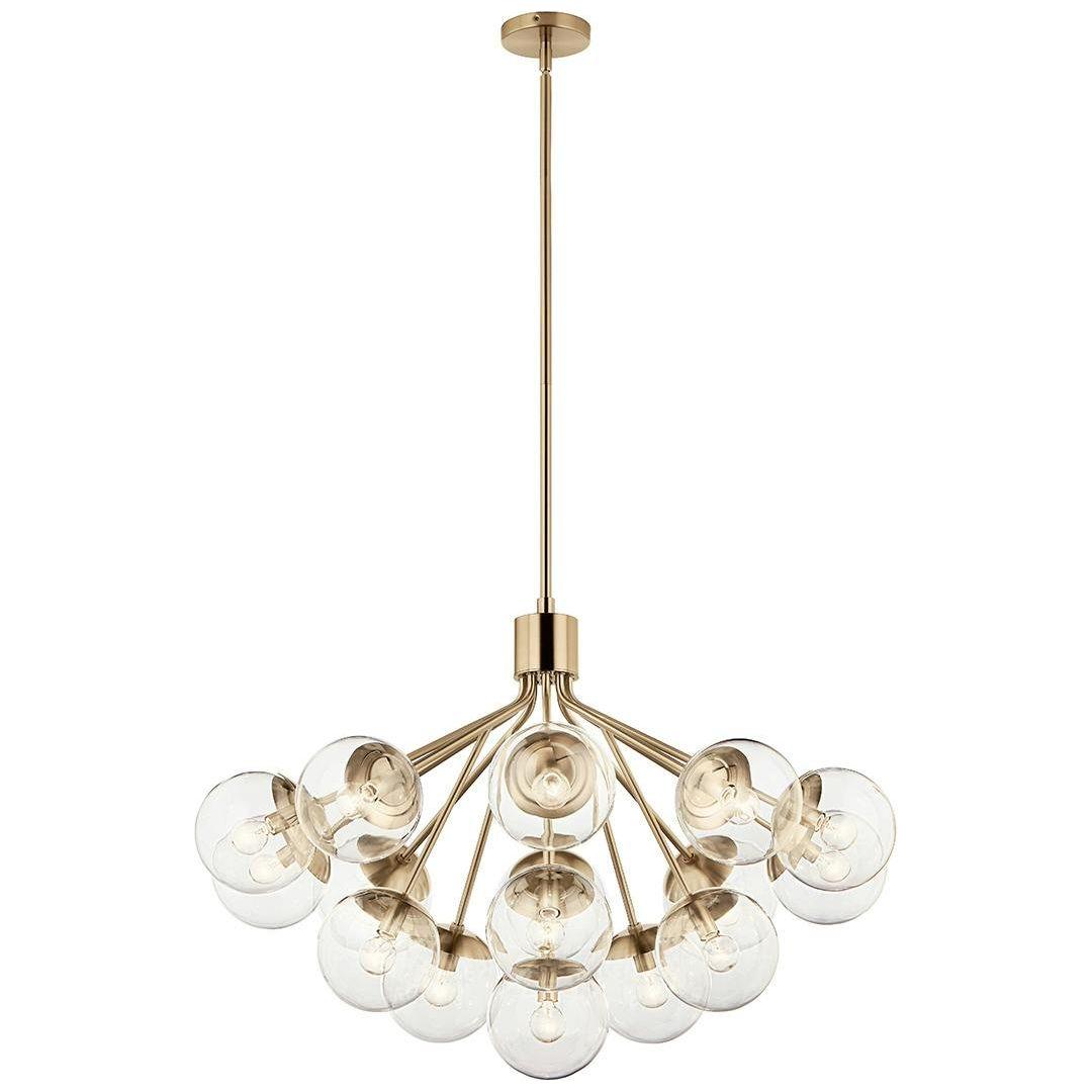 Silvarious 38" 16-Light Convertible Chandelier