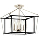 Eisley 14" 4-Light Semi Flush Mount