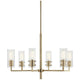 Velestino 30.25" 6-Light Chandelier