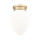 Gideon 1-Light 10" Flush Mount