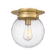 Calhoun 1-Light Flush Mount