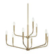 Madden 32" 9-Light 2-Tier Chandelier