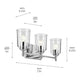 Shailene 21" 3-Light Vanity Light