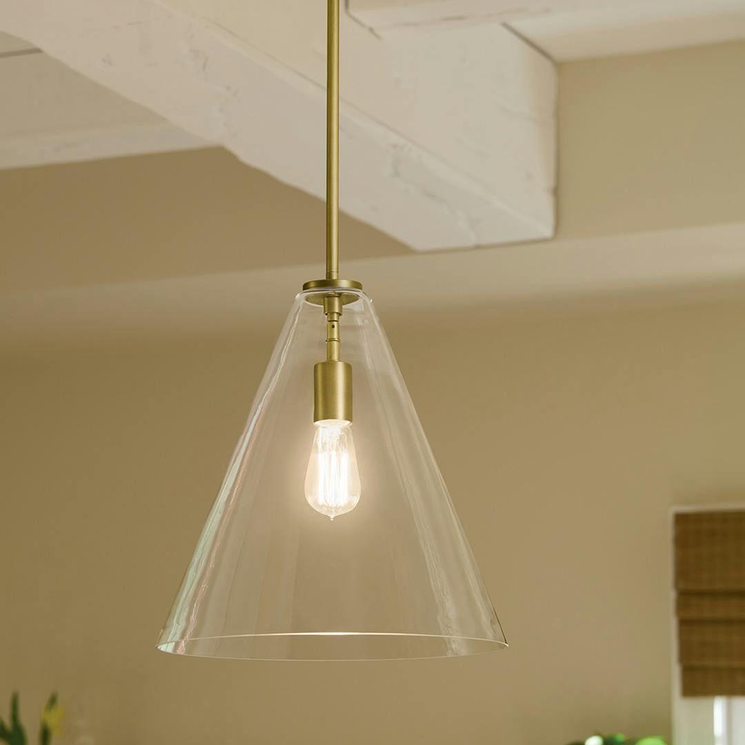 Everly 15.5" 1-Light Cone Pendant