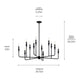 Alvaro 39.75" 12-Light Multi-Tier Chandelier