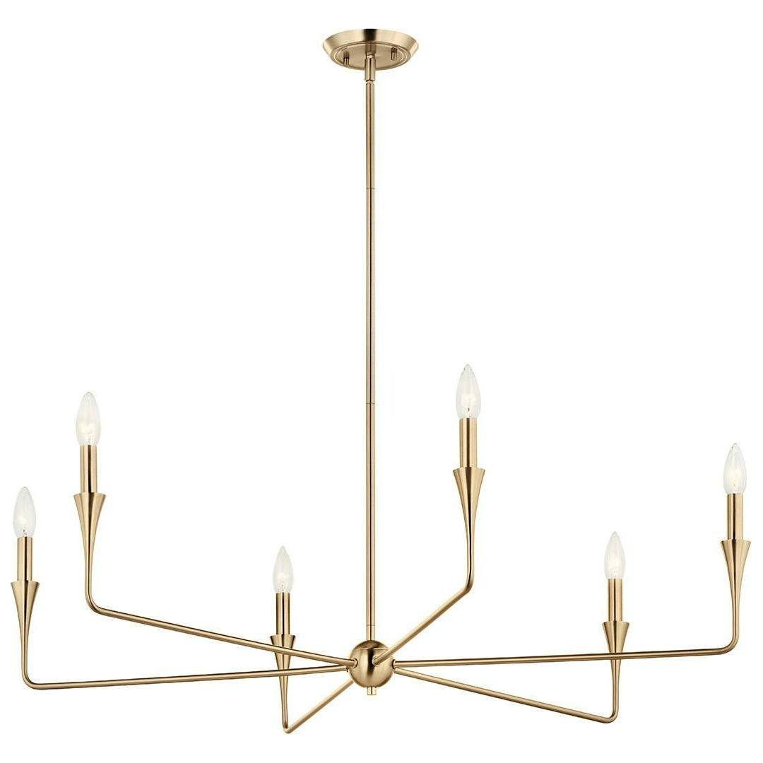 Alvaro 40" 6-Light Chandelier