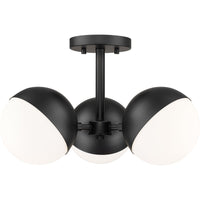 Realm Sphere 3-Light Semi Flush Mount