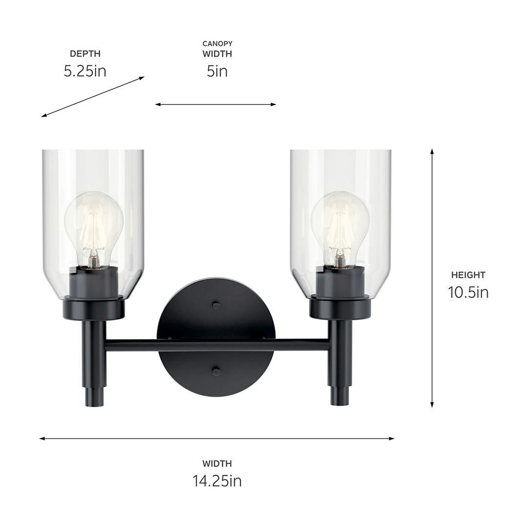 Madden 14.25" 2-Light Vanity