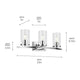 Crosby 23" 3-Light Vanity Light