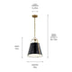 Etcher 13" 1-Light Pendant