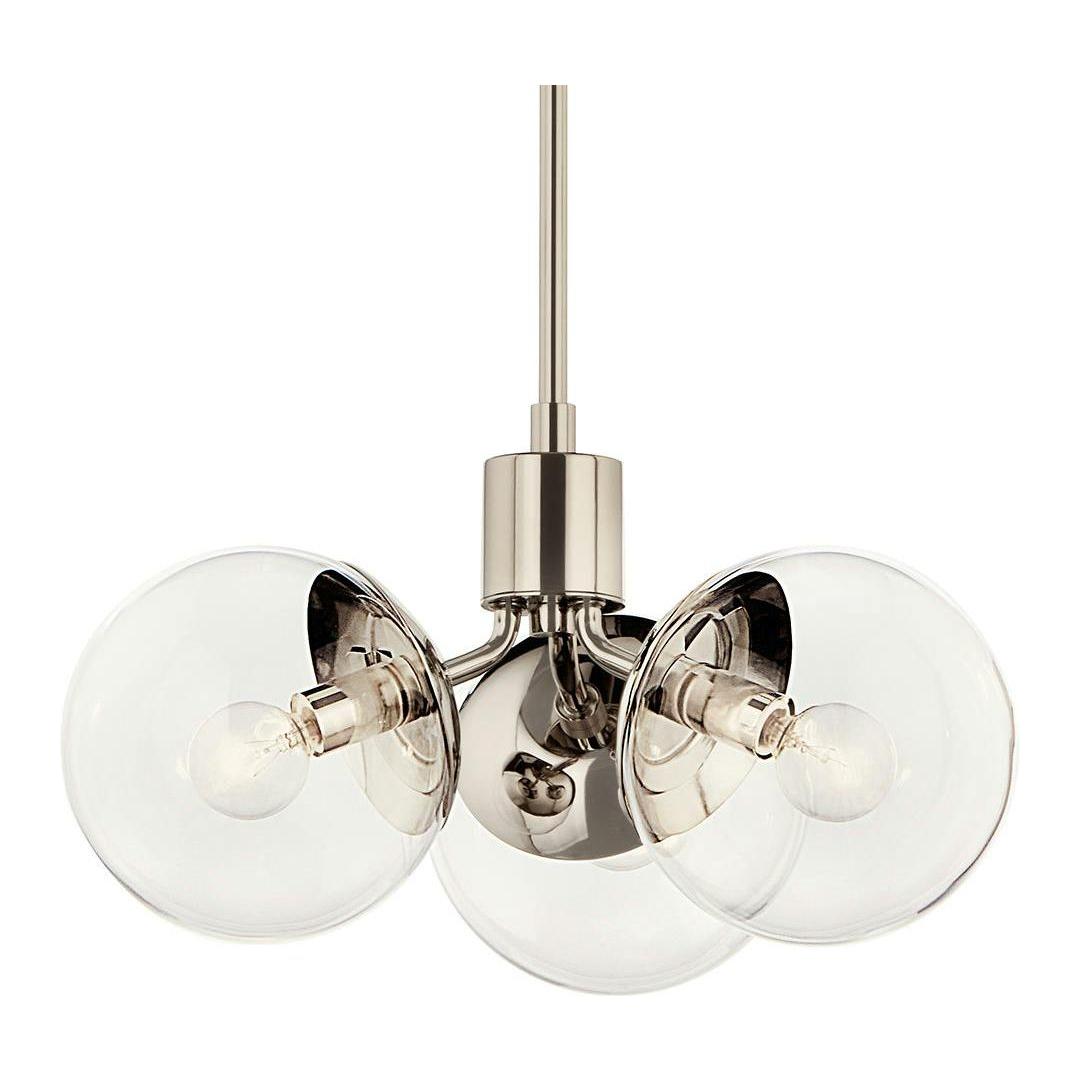 Silvarious 16.5" 3-Light Convertible Pendant