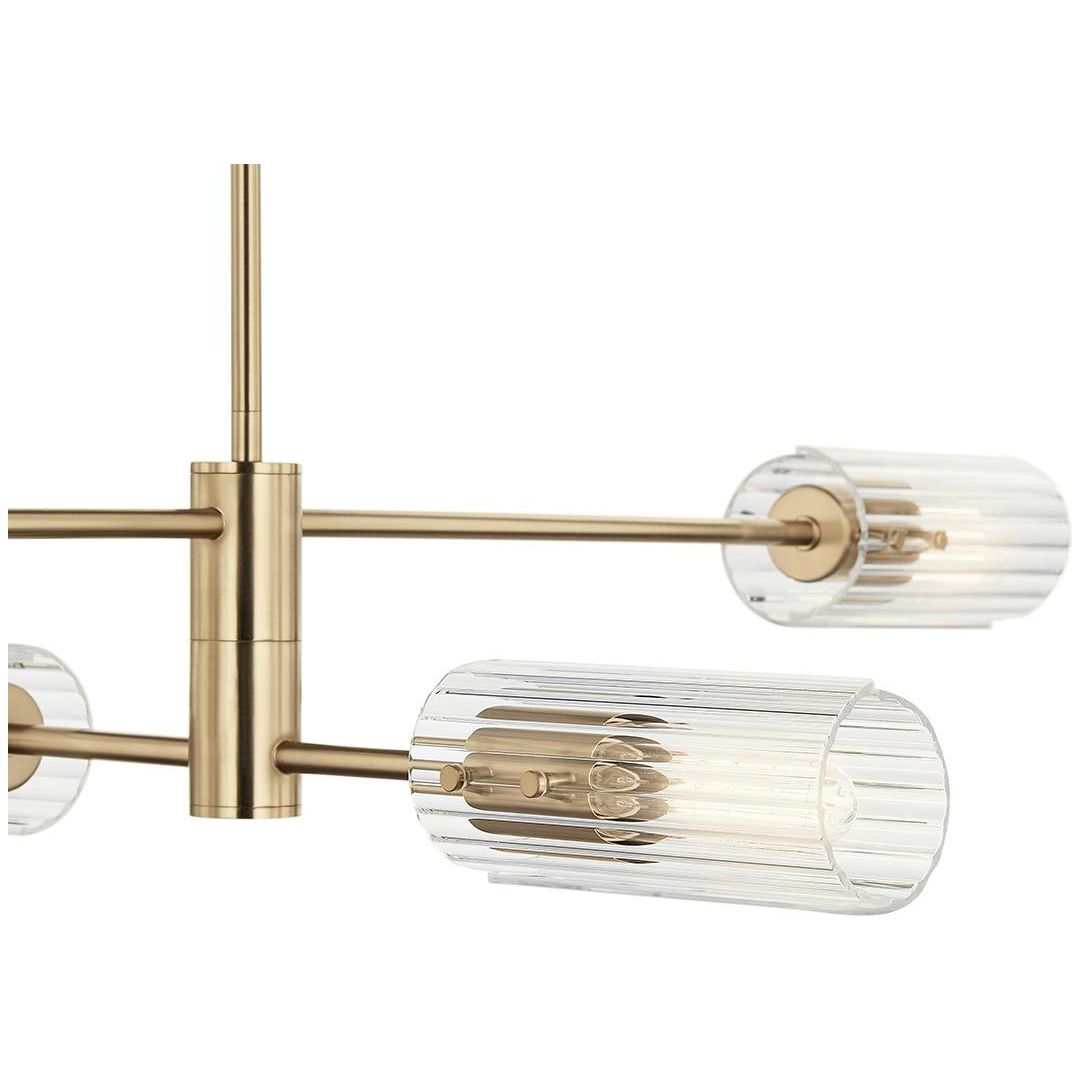 Velestino 47.50" 4-Light Linear Chandelier