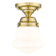 Vaughn 1-Light 6" Flush Mount