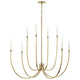 Malene 45.25" 8-Light Foyer Chandelier