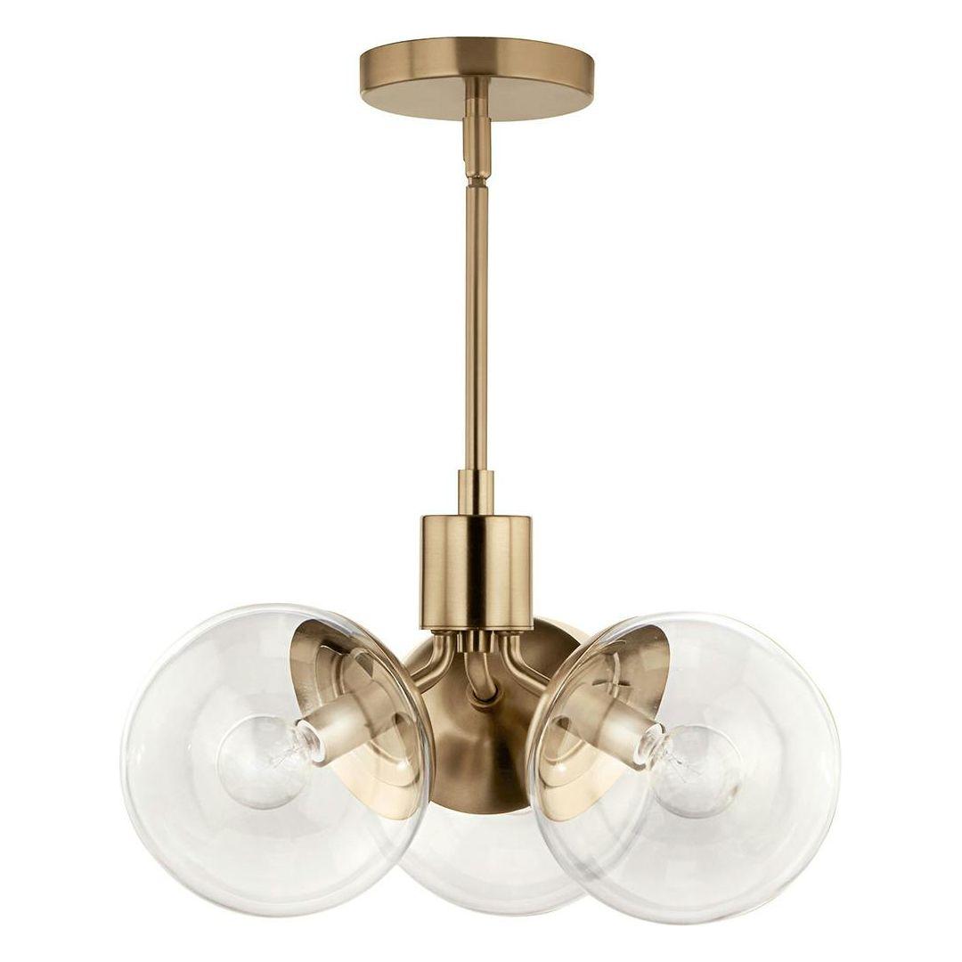 Silvarious 16.5" 3-Light Convertible Pendant