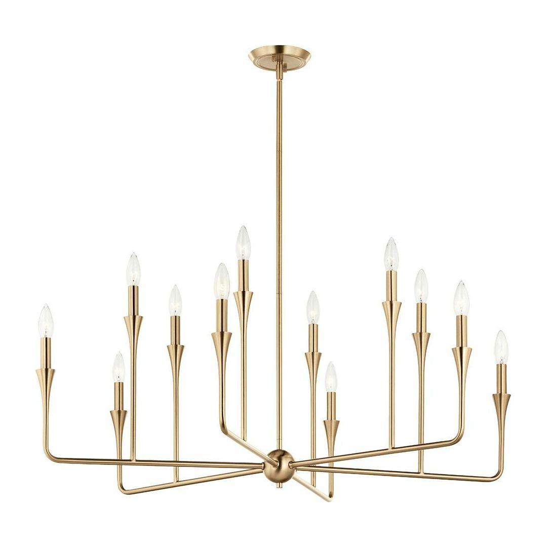 Alvaro 39.75" 12-Light Multi-Tier Chandelier