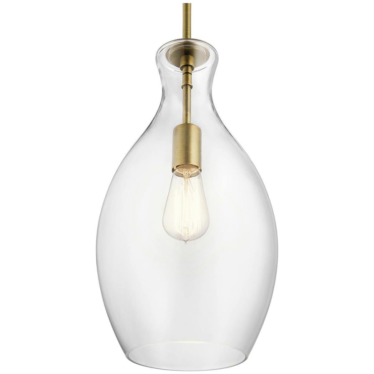 Everly 17.75" 1-Light Hour Glass Pendant