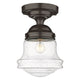 Vaughn 1-Light 10" Flush Mount