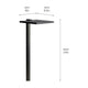 12 Volt LED 8" Shallow Shade Path Light