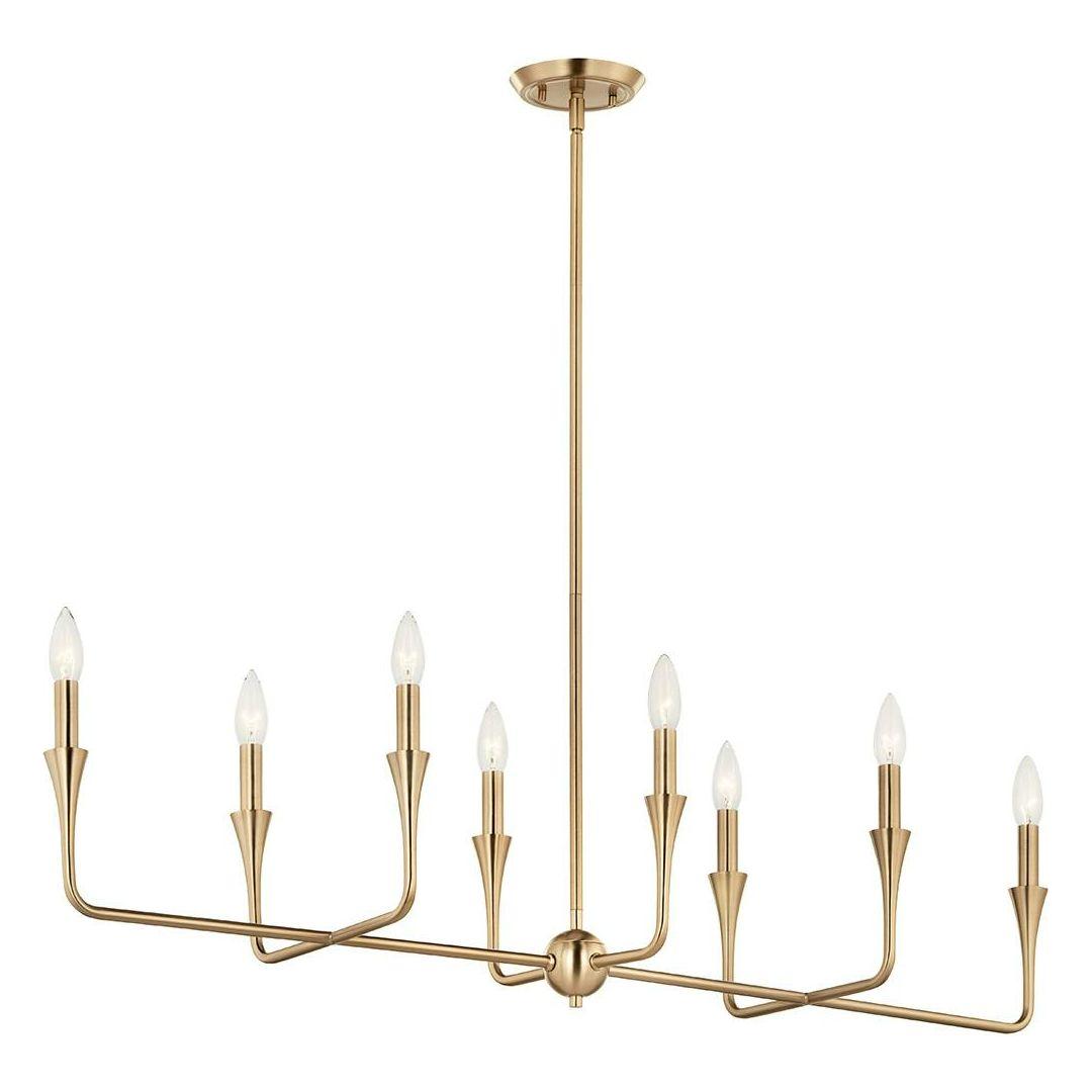 Alvaro 45.5" 8-Light Linear Chandelier