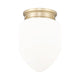 Gideon 1-Light 12" Flush Mount