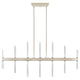 Sycara 48.25" 14-Light LED Linear Chandelier