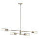 Velestino 47.50" 4-Light Linear Chandelier