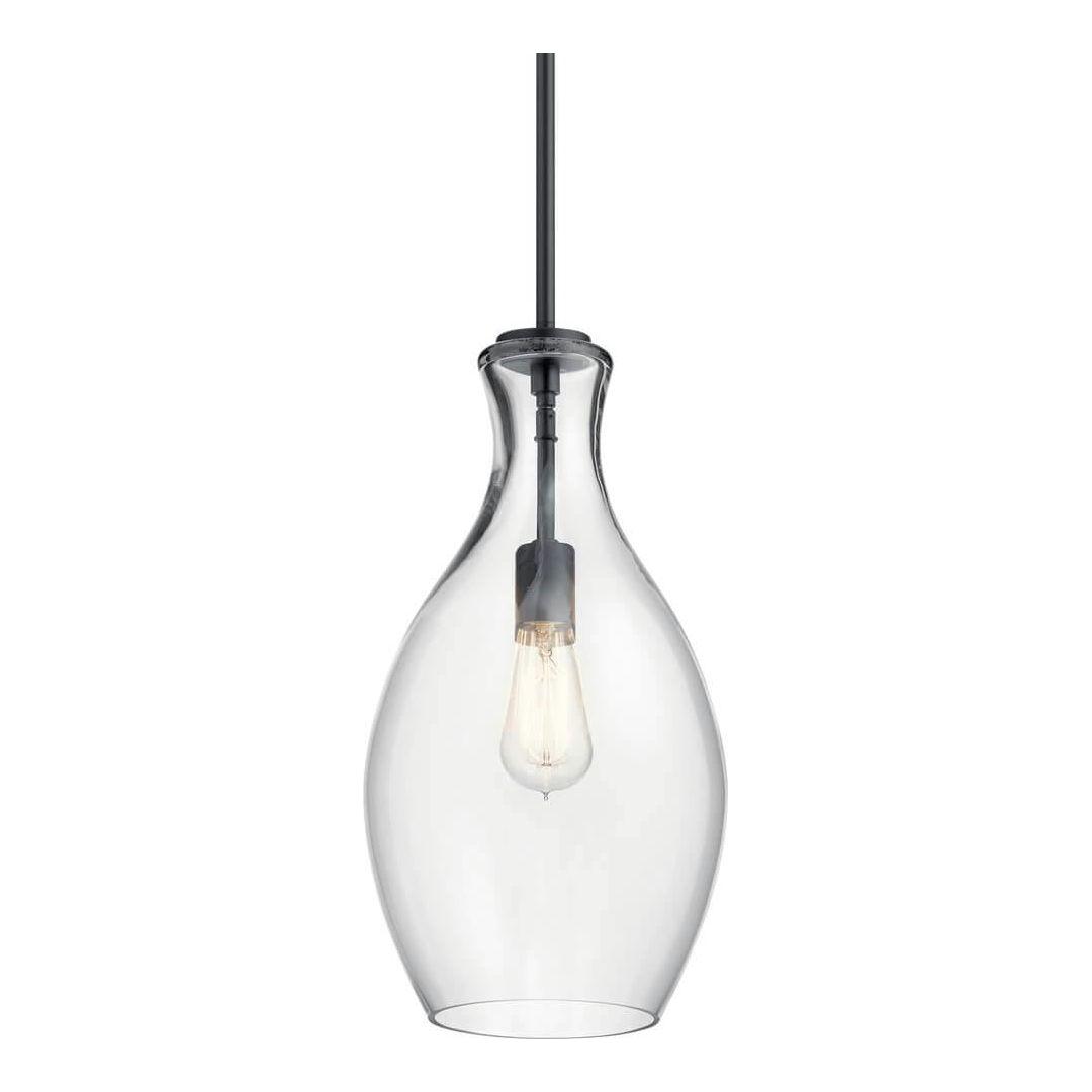 Everly 17.75" 1-Light Hour Glass Pendant