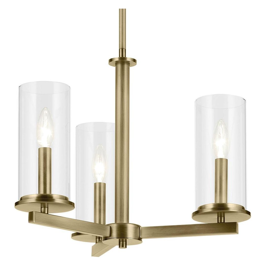 Crosby 14" 3-Light Convertible Semi Flush Mount