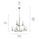 Crosby 32.5" 9-Light 2-Tier Chandelier