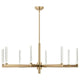 Sycara 48.5" 8-Light LED Chandelier