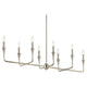 Alvaro 45.5" 8-Light Linear Chandelier