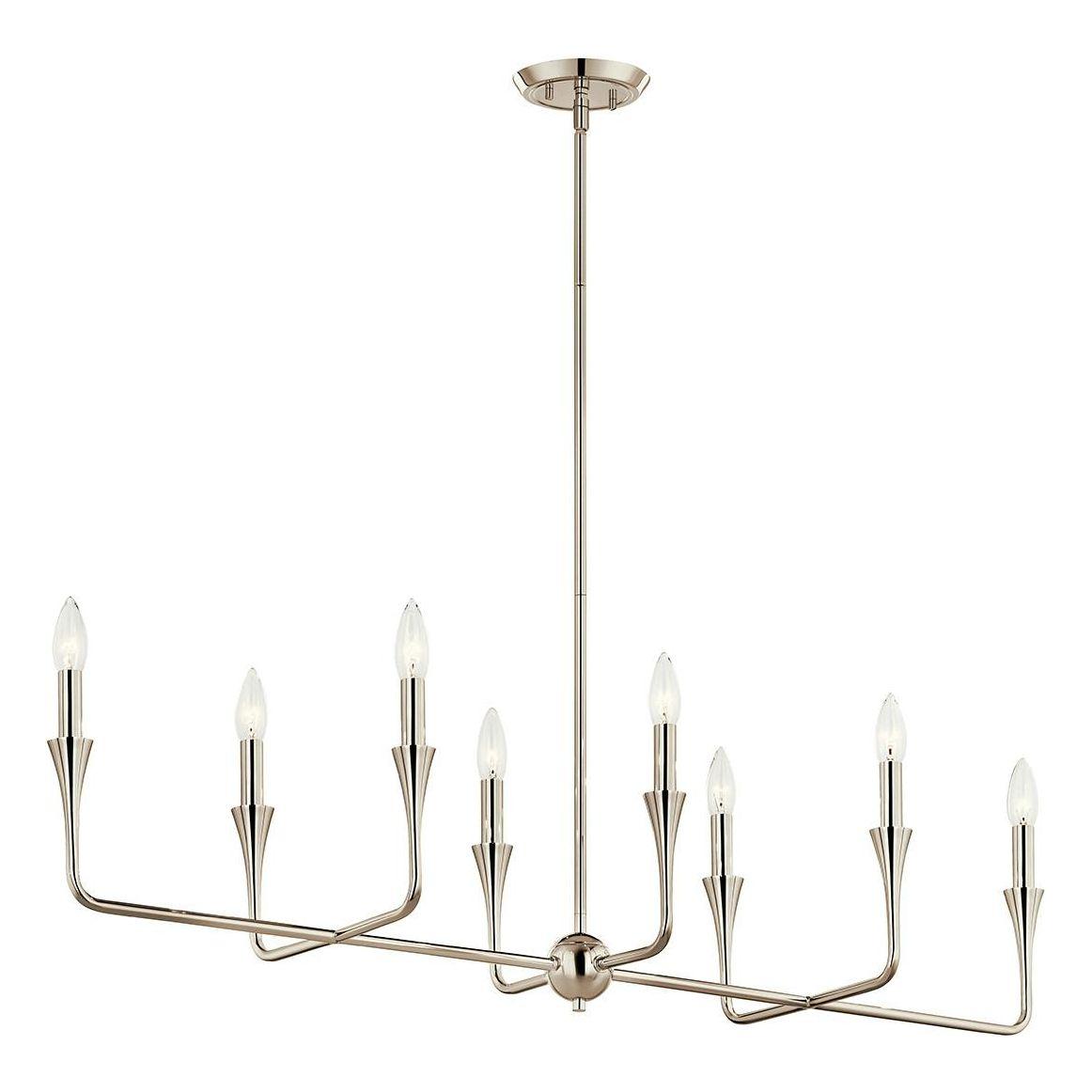 Alvaro 45.5" 8-Light Linear Chandelier