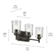 Shailene 21" 3-Light Vanity Light