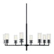 Velestino 40.25" 8-Light Chandelier