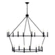Carrick 54.25" 18-Light 2-Tier Chandelier