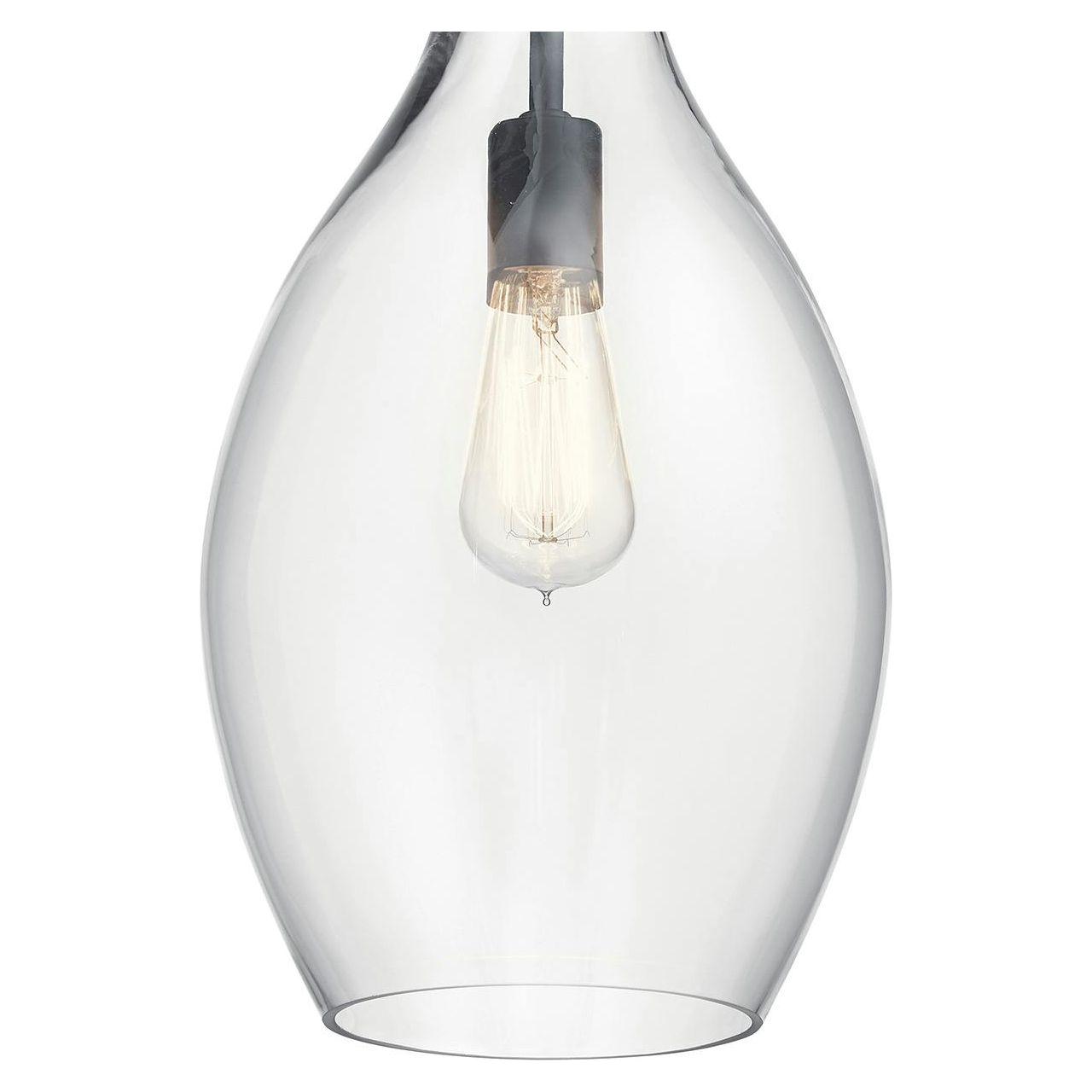 Everly 17.75" 1-Light Hour Glass Pendant