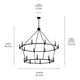 Carrick 54.25" 18-Light 2-Tier Chandelier