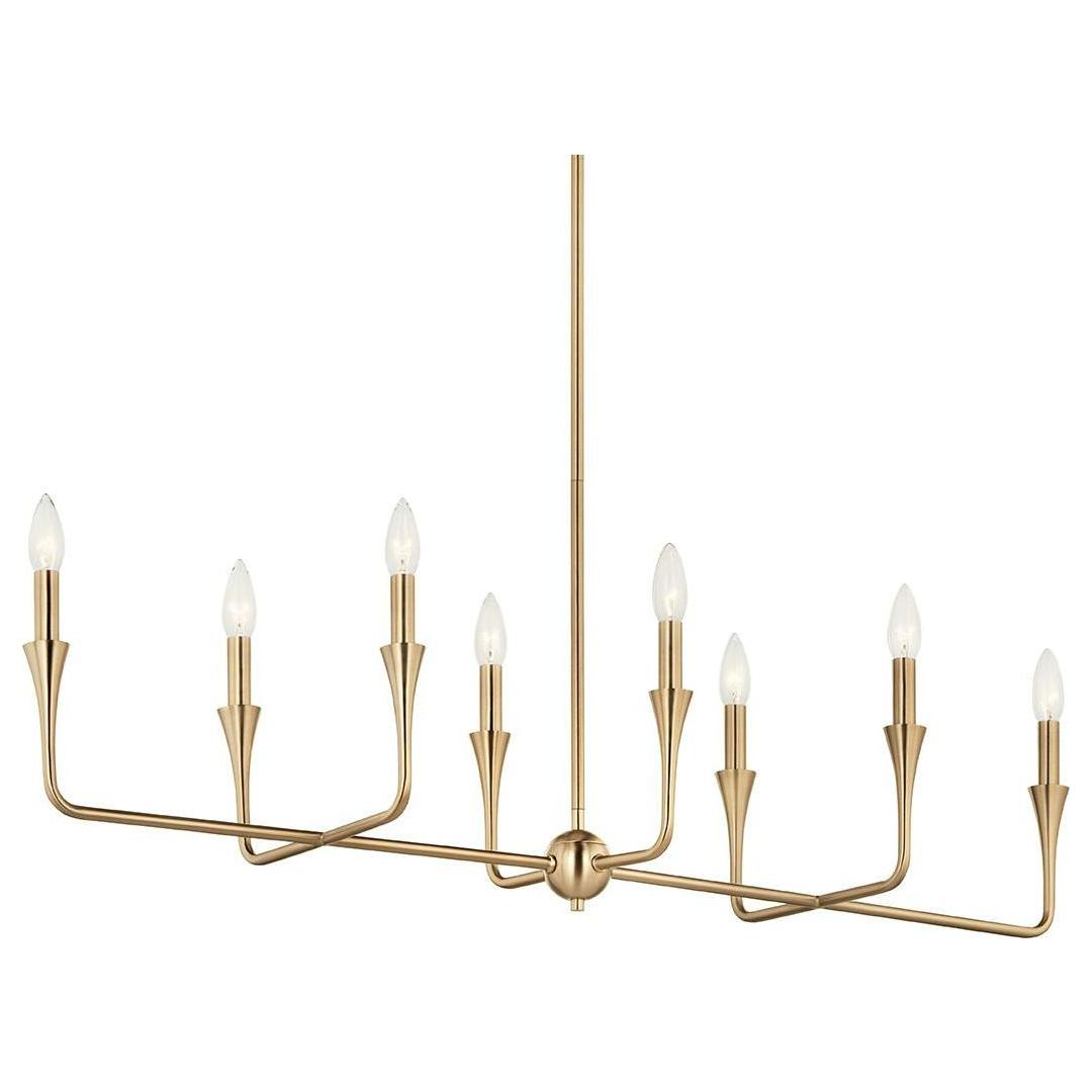 Alvaro 45.5" 8-Light Linear Chandelier