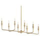 Alvaro 45.5" 8-Light Linear Chandelier