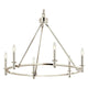 Carrick 32.25" 6-Light Chandelier