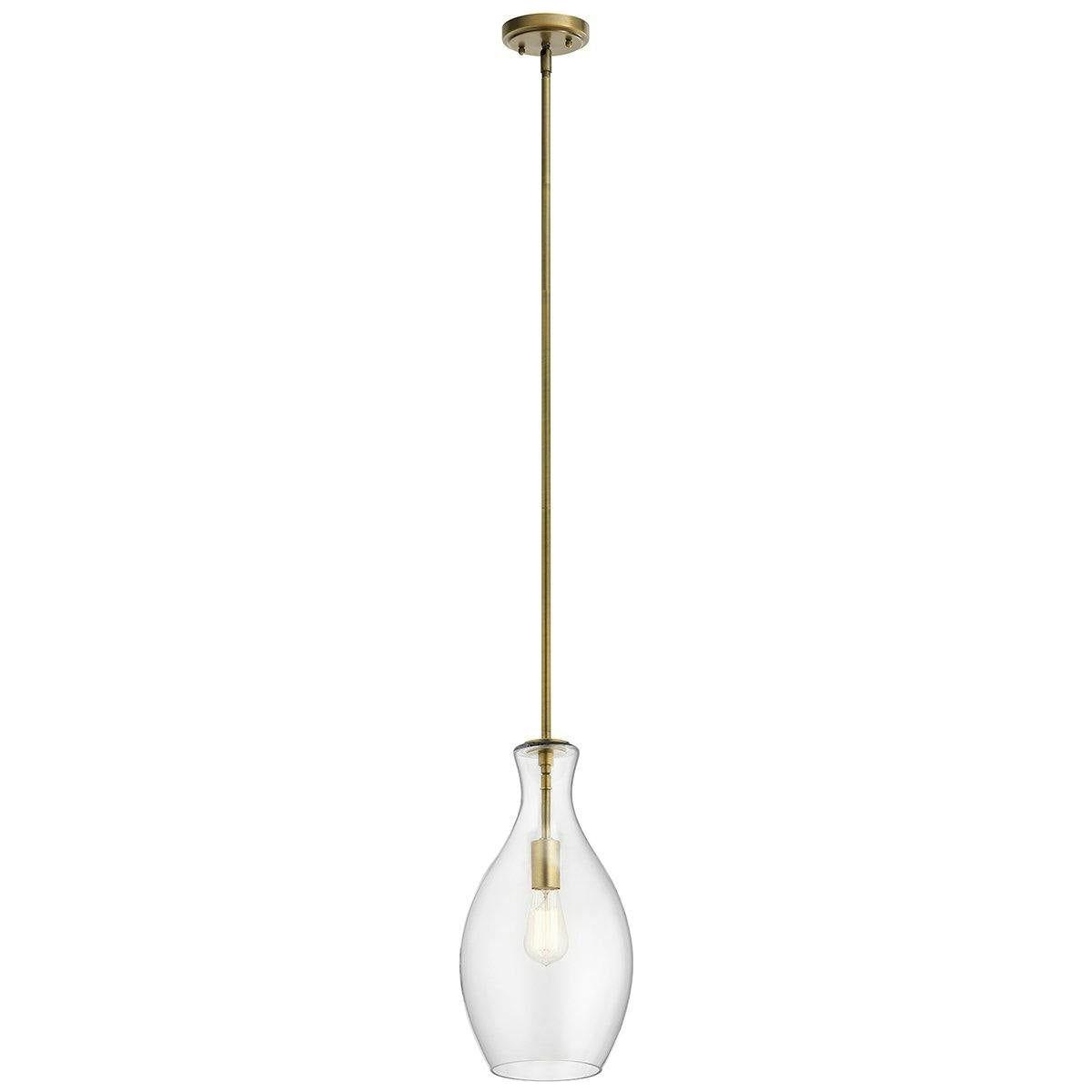 Everly 17.75" 1-Light Hour Glass Pendant