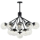 Silvarious 38" 16-Light Convertible Chandelier