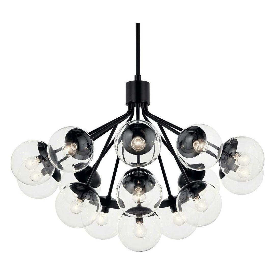 Silvarious 38" 16-Light Convertible Chandelier